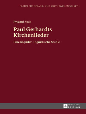 cover image of Paul Gerhardts Kirchenlieder